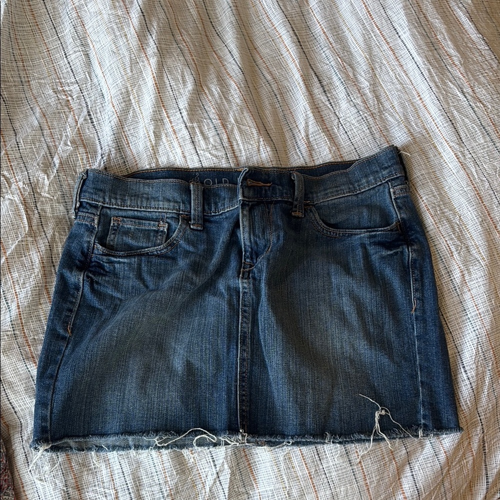 Old Navy Blue Jean Skirt